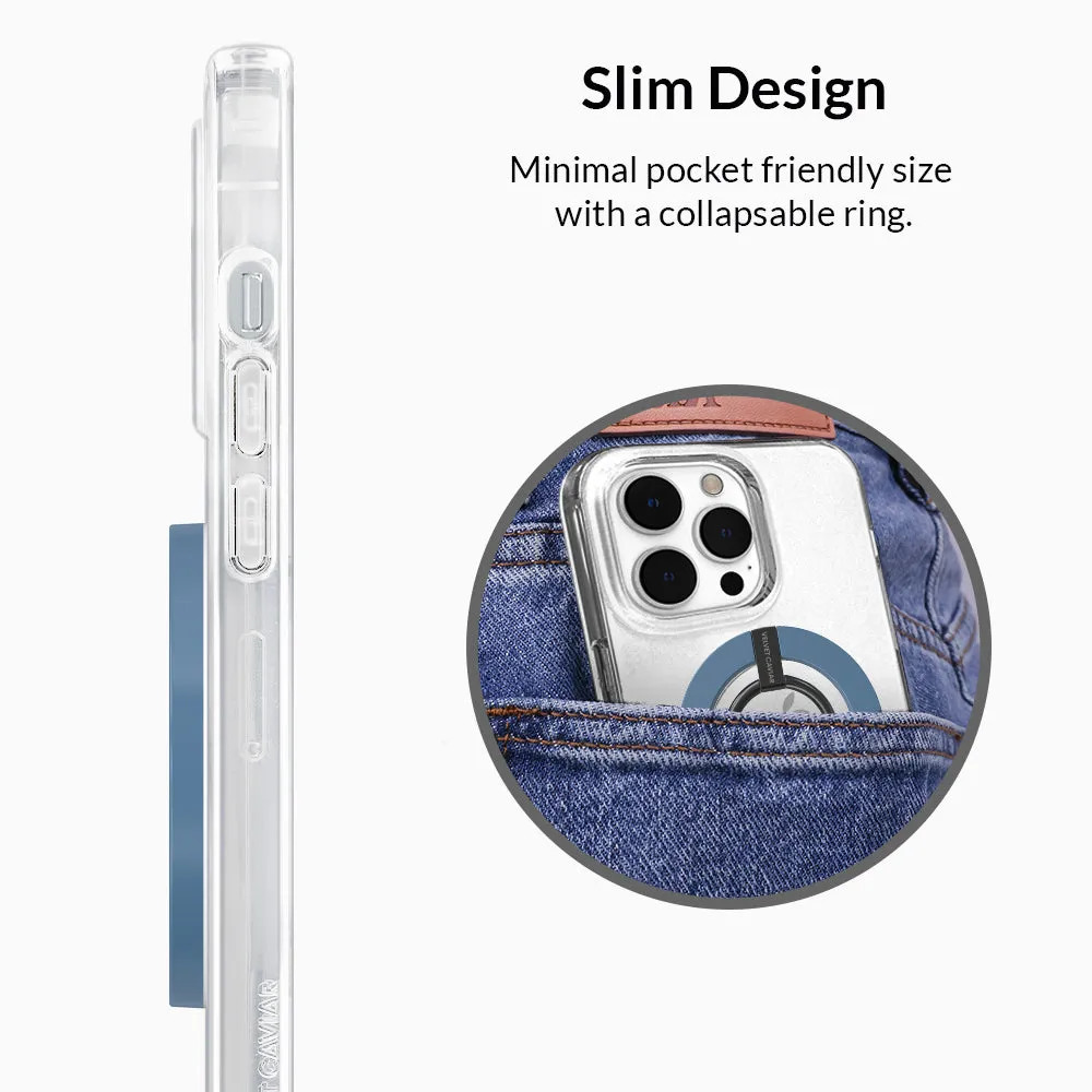 Navy MagSafe Grip Ring sold by Velvet Caviar product image thumbnail 5