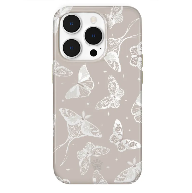 Moonlight Moths iPhone Case sold by Velvet Caviar