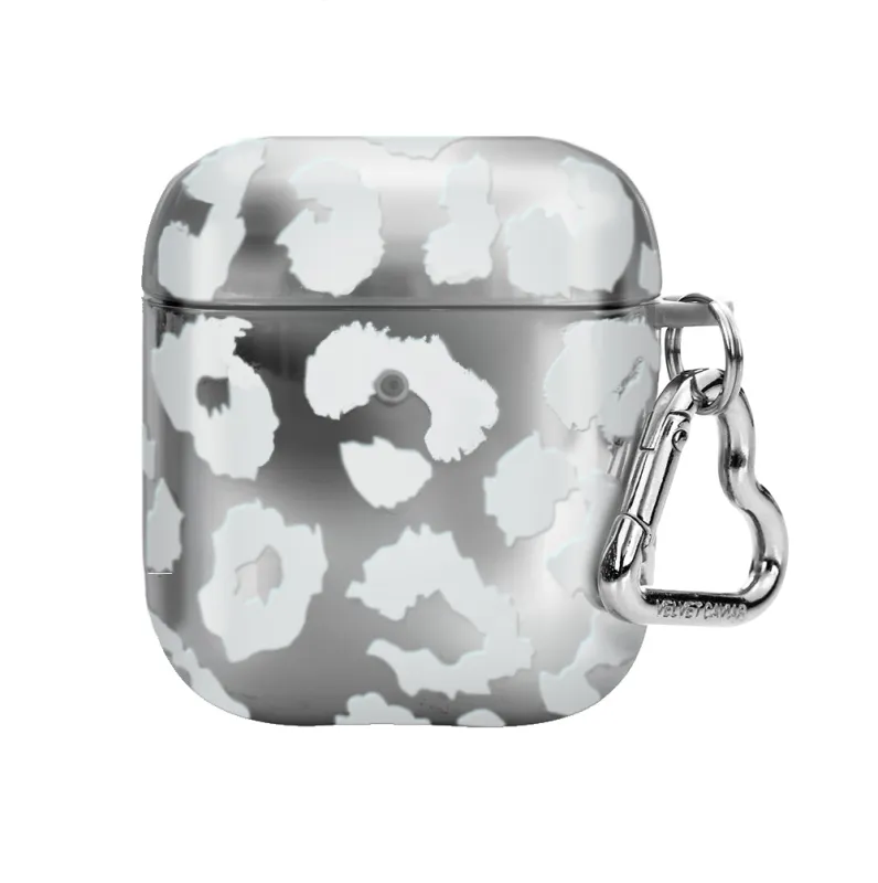 Chrome Leopard AirPod Case sold by Velvet Caviar