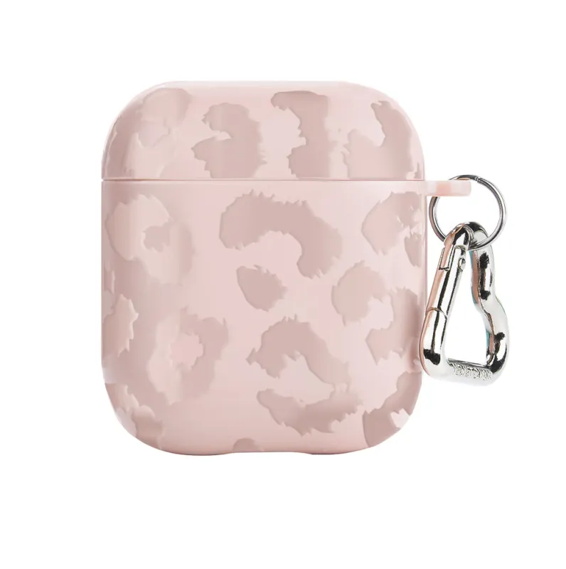 Nude Leopard AirPod Case made by Velvet Caviar