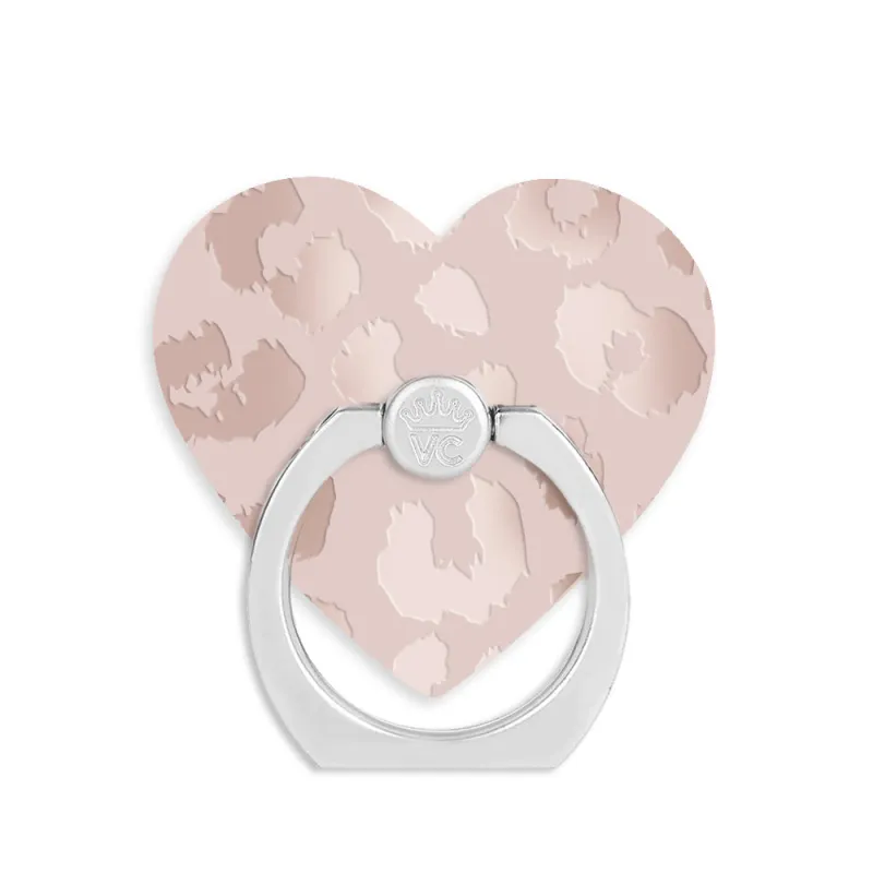 Nude Leopard Phone Ring made by Velvet Caviar