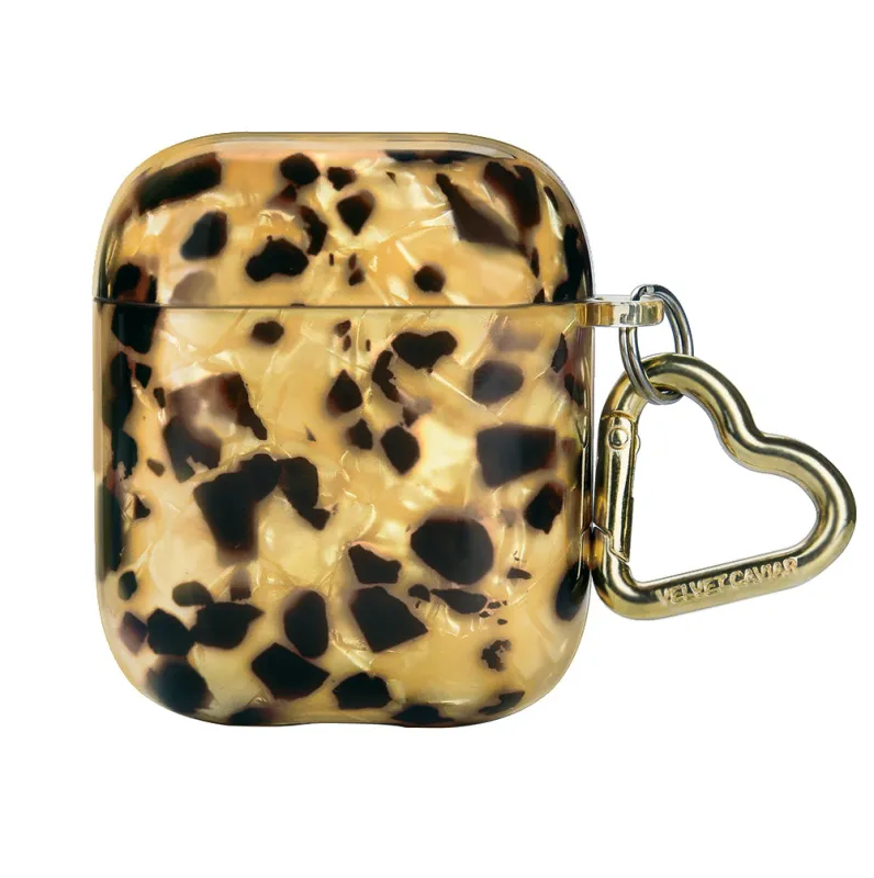 Blonde Tort AirPod Case made by Velvet Caviar