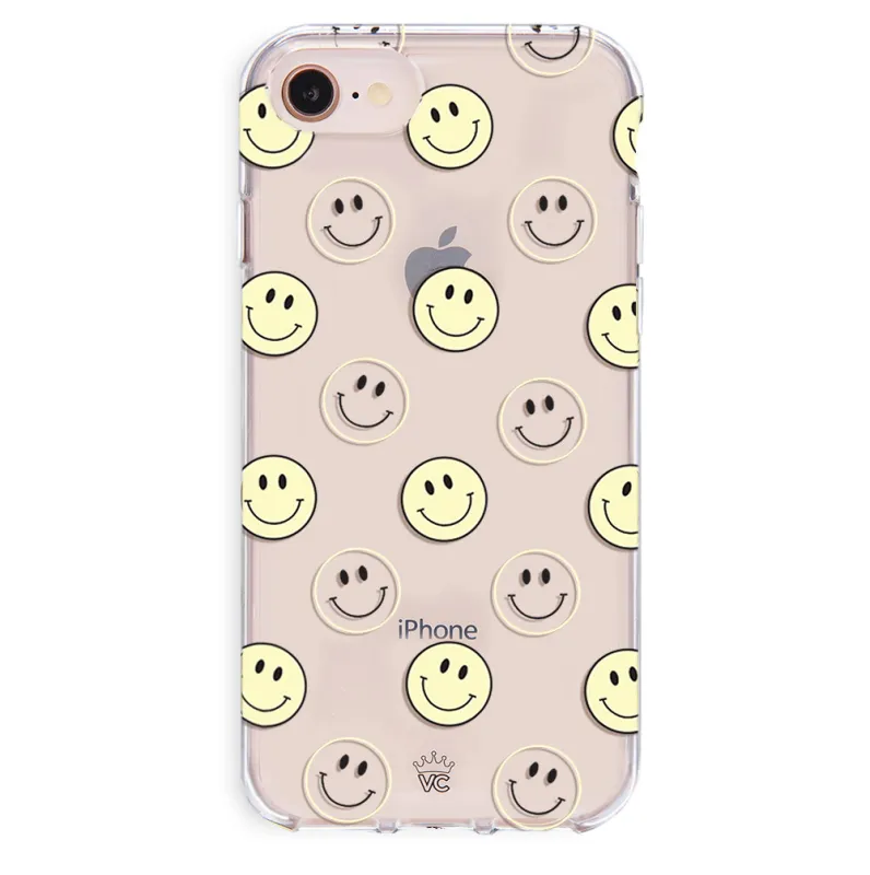 Smiley Clear iPhone Case sold by Velvet Caviar