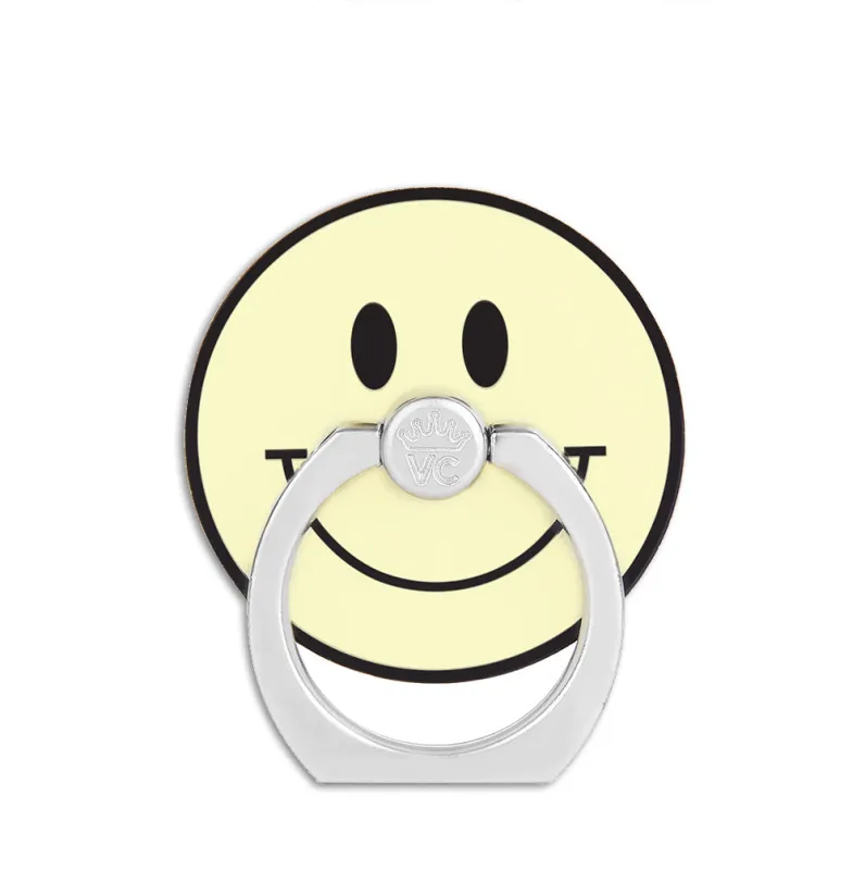 Smiley Phone Ring made by Velvet Caviar