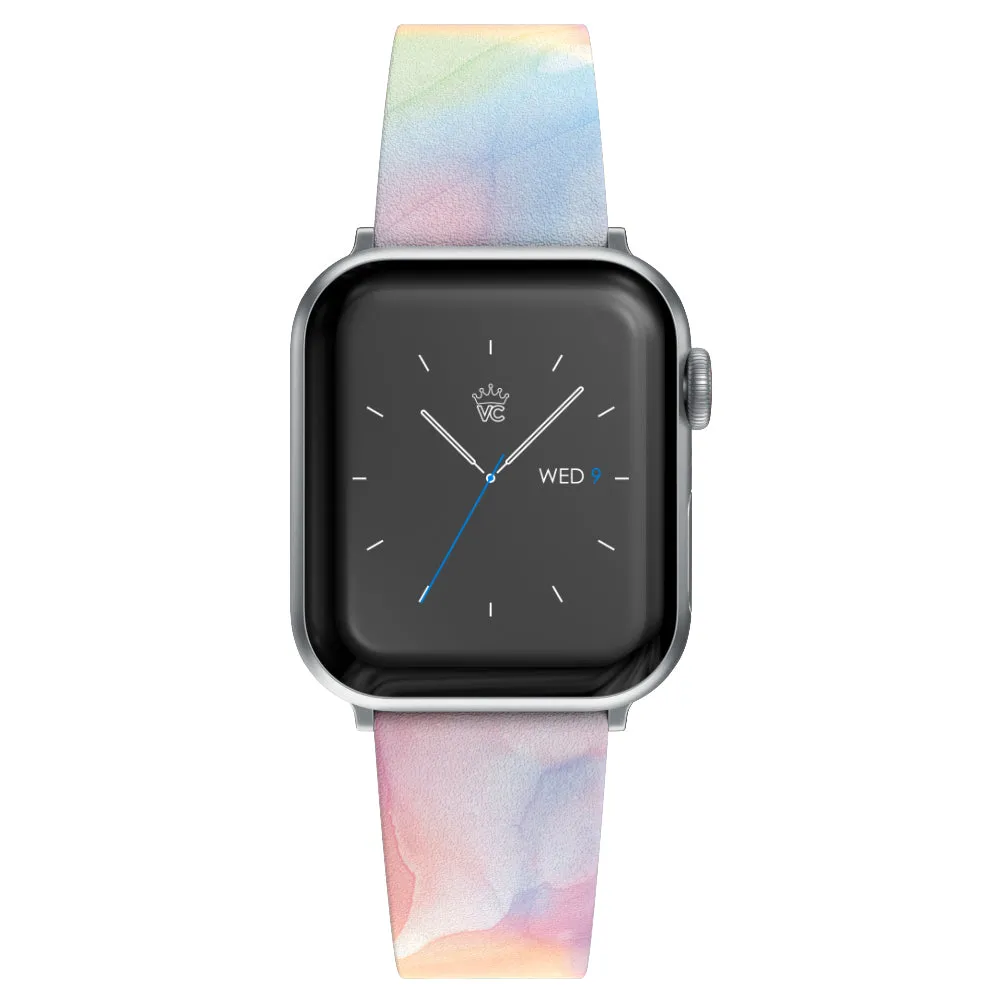 Pastel Tie Dye Apple Watch Band sold by Velvet Caviar