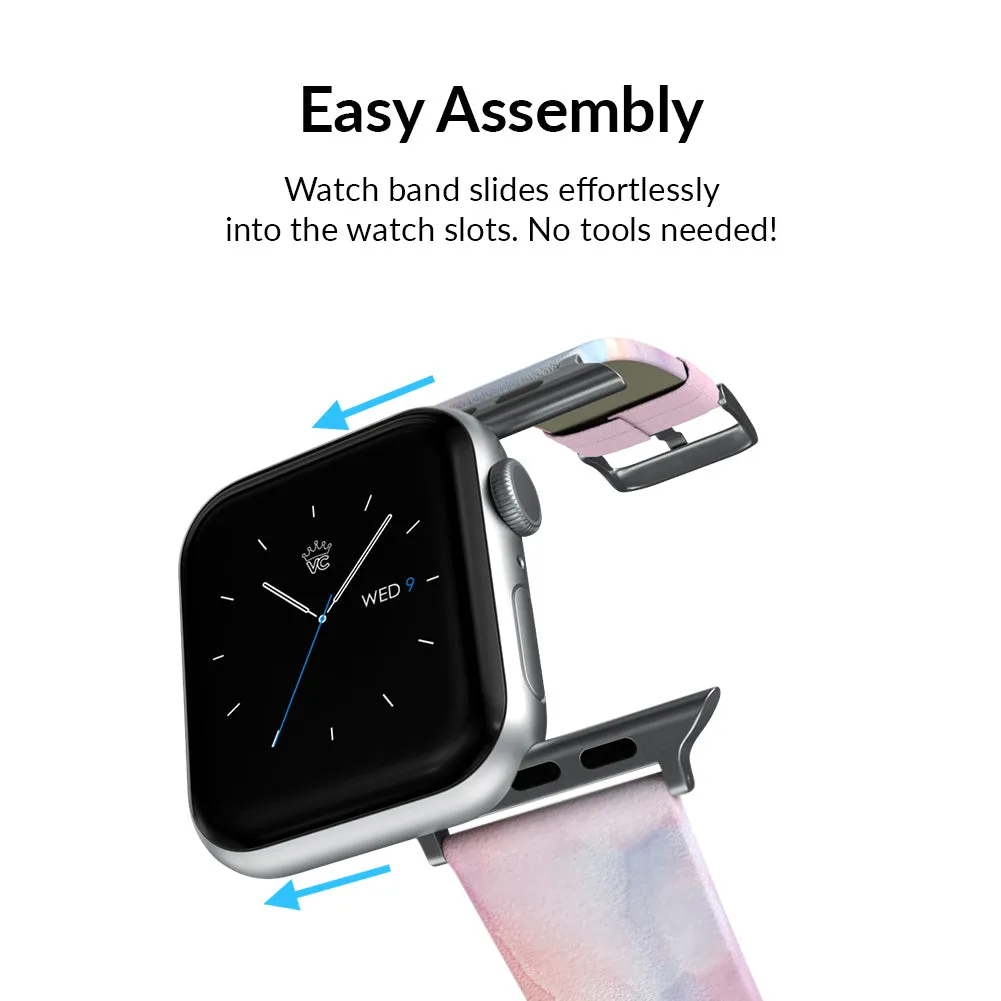 Pastel Tie Dye Apple Watch Band sold by Velvet Caviar product image thumbnail 5