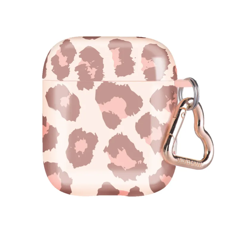 Blush Leopard AirPod Case made by Velvet Caviar