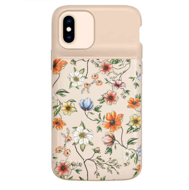 Vintage Floral iPhone Charging Case made by Velvet Caviar
