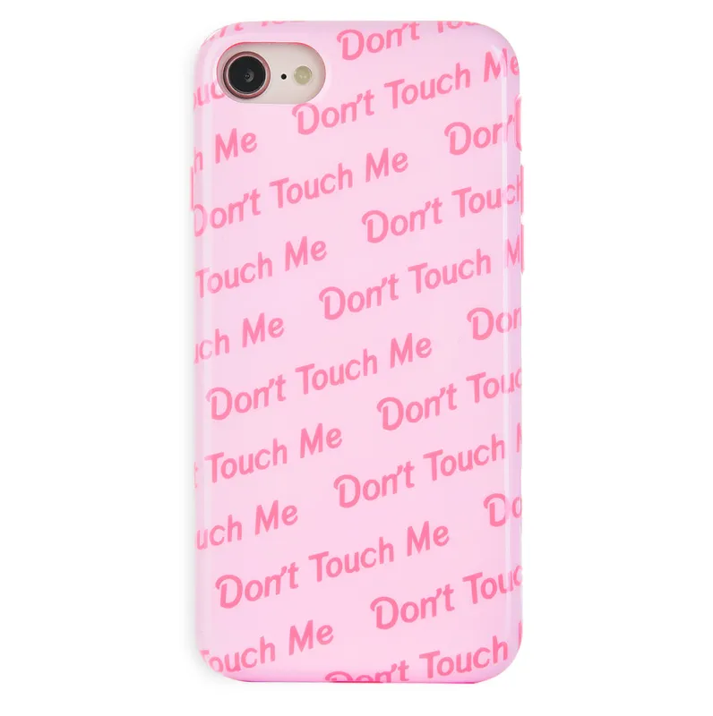 Don't Touch iPhone Case made by Velvet Caviar