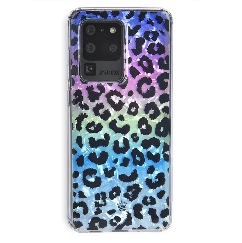 Rainbow Leopard Samsung Case sold by Velvet Caviar