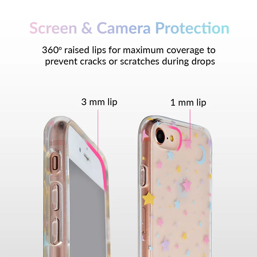 Pastel Starry Night Clear iPhone Case sold by Velvet Caviar product image thumbnail 3