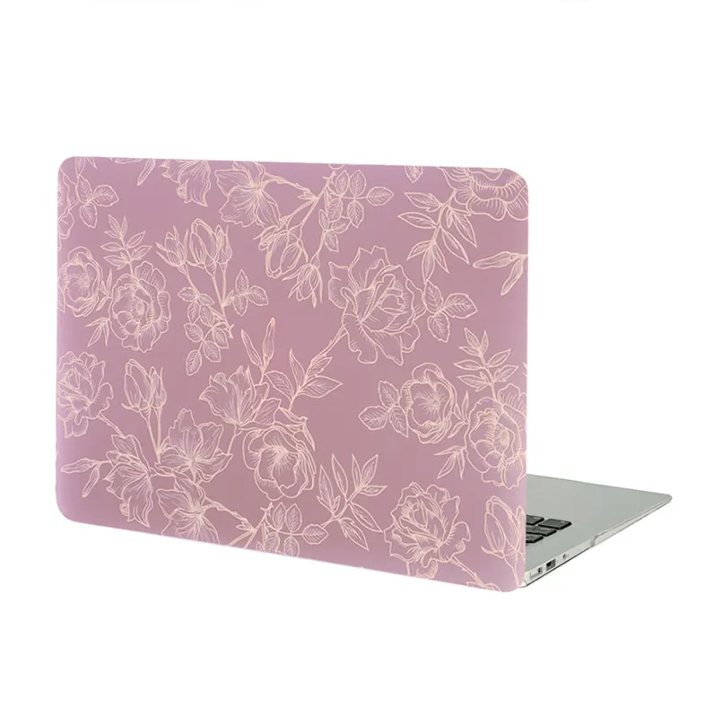 Dusty Rose Floral MacBook Case sold by Velvet Caviar