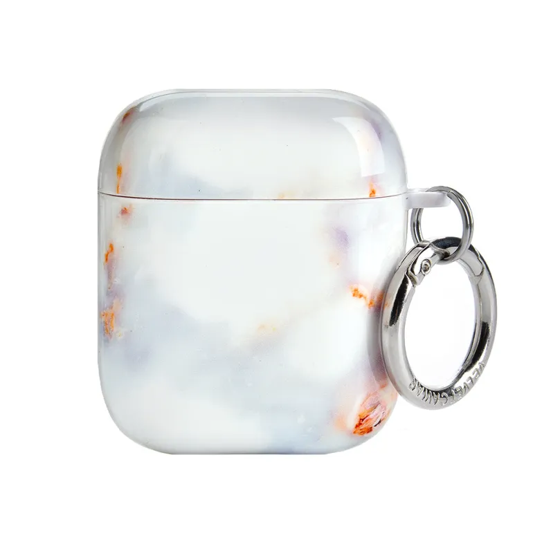 Grey Clouds Marble AirPods Case sold by Velvet Caviar