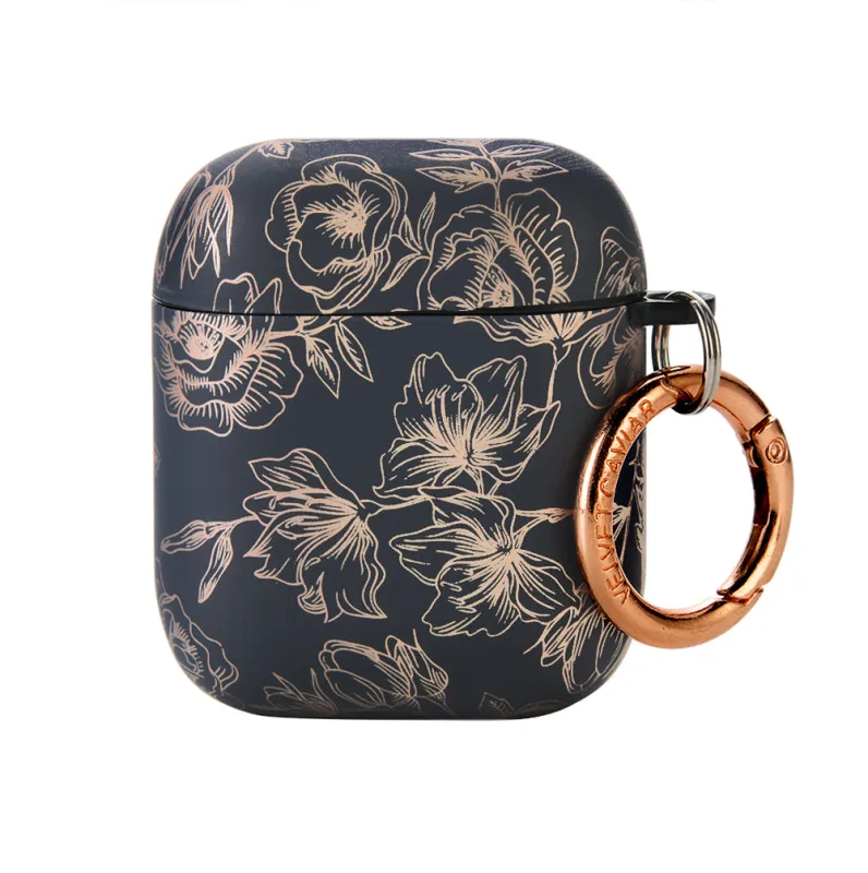 Floral Chrome Airpods Case sold by Velvet Caviar