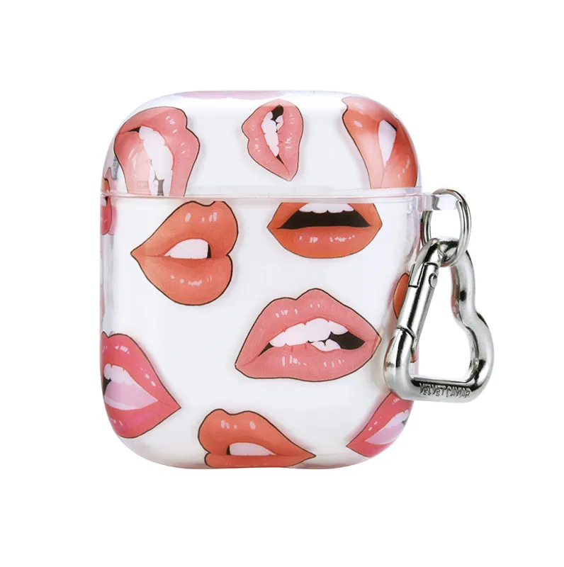 Nude Lips Airpods Case made by Velvet Caviar