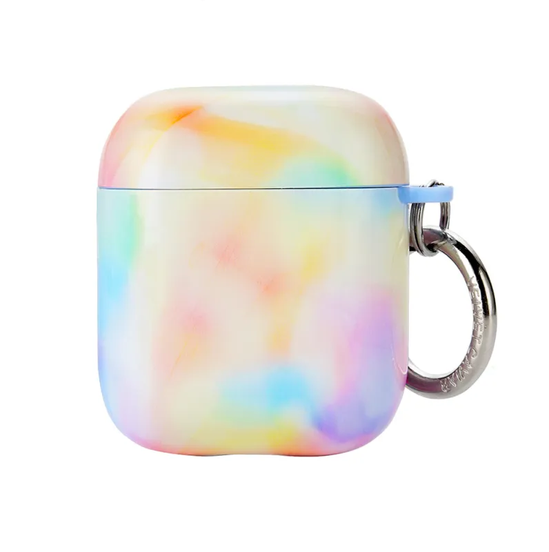 Pastel Tie Dye Airpods Case sold by Velvet Caviar