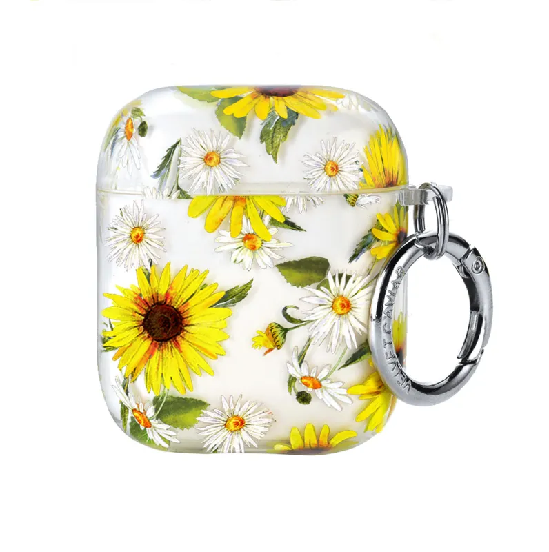 Sunflower Daisy Airpods Case sold by Velvet Caviar