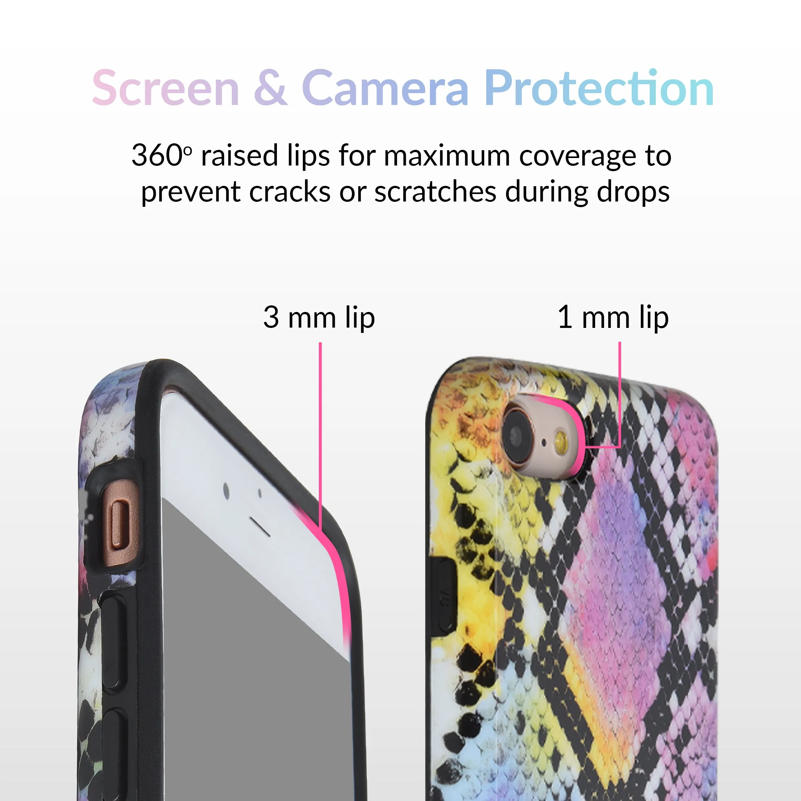 Neon Snakeskin iPhone Case sold by Velvet Caviar product image thumbnail 3