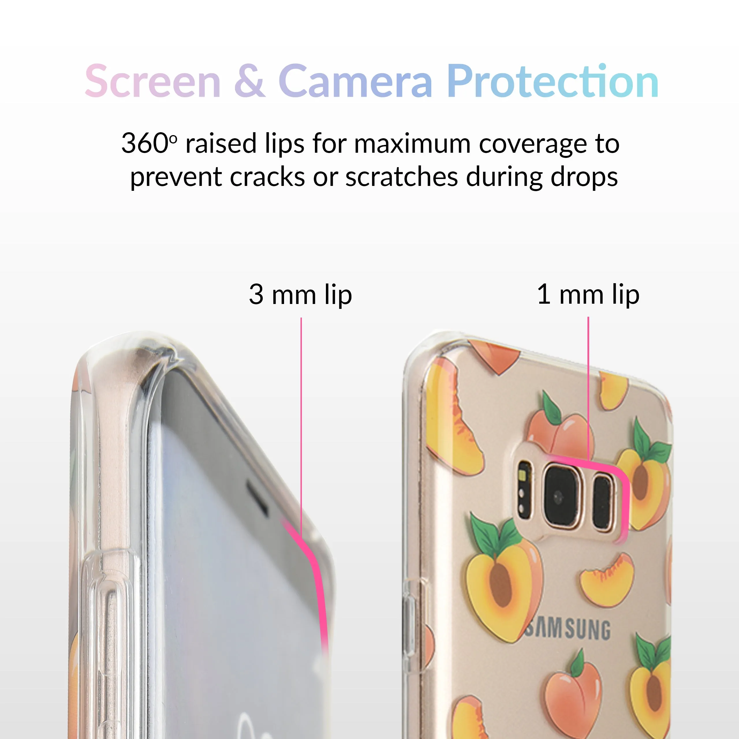 Just Peachy Samsung Clear Case sold by Velvet Caviar product image thumbnail 2