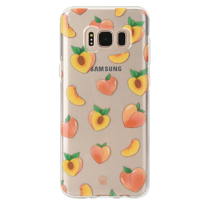 Just Peachy Samsung Clear Case made by Velvet Caviar