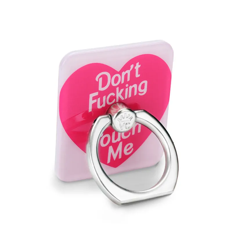 Don't F Touch Me Phone Ring made by Velvet Caviar
