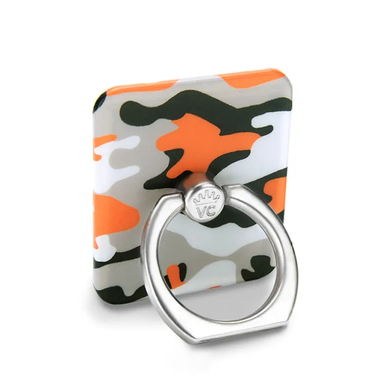 Orange Camo Phone Ring sold by Velvet Caviar