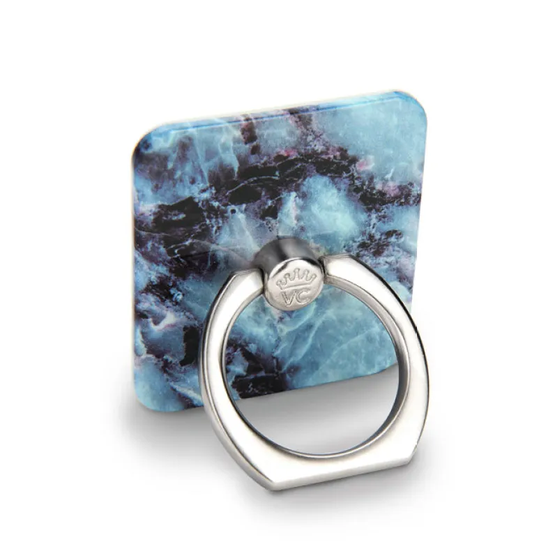 Blue Marble Phone Ring sold by Velvet Caviar