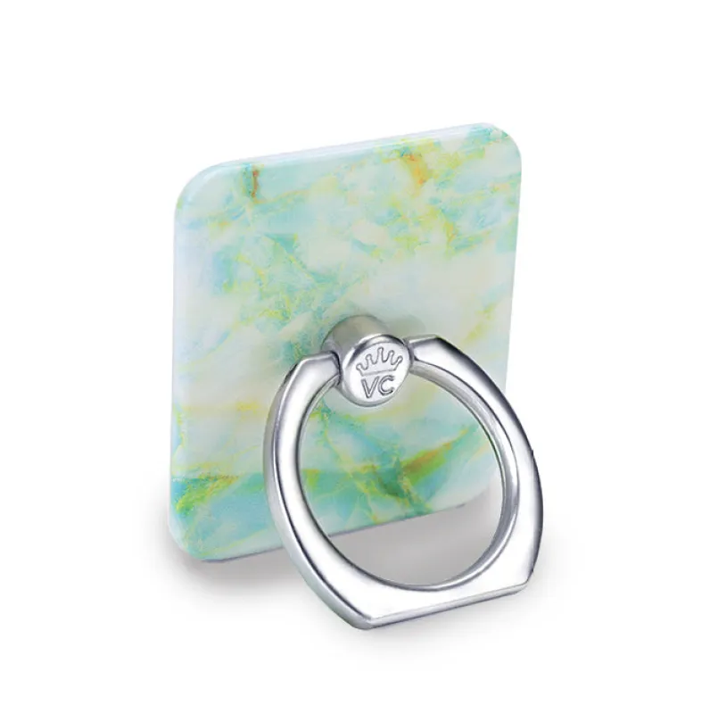 Jade Marble Phone Ring made by Velvet Caviar
