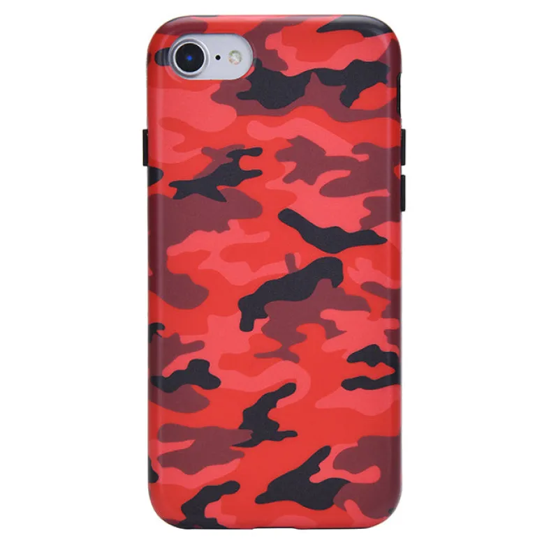 Red Camo iPhone Case made by Velvet Caviar