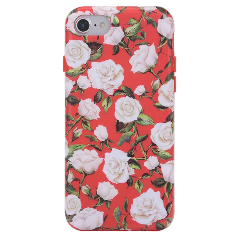 White Roses Floral iPhone Case made by Velvet Caviar
