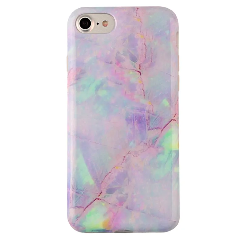 Cotton Candy Marble iPhone Case made by Velvet Caviar