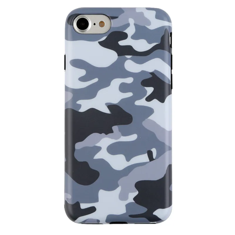 Gray Camo iPhone Case made by Velvet Caviar