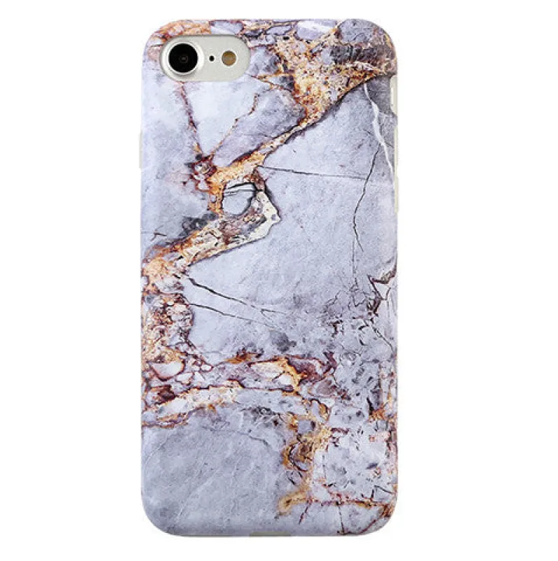 Gray & Gold Marble iPhone Case sold by Velvet Caviar
