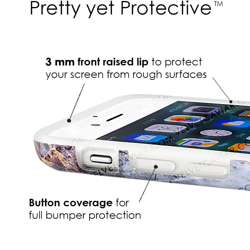 Gray & Gold Marble iPhone Case sold by Velvet Caviar product image thumbnail 3