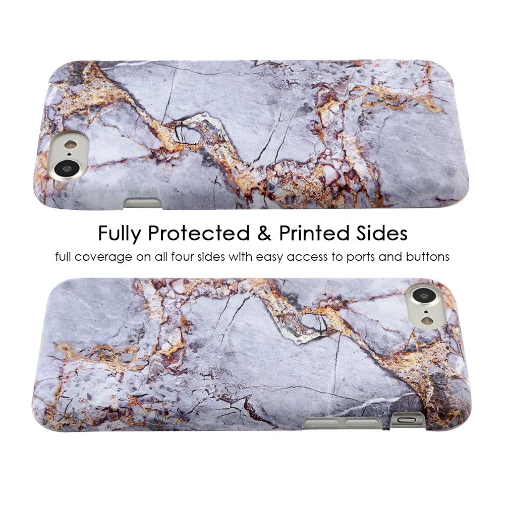 Gray & Gold Marble iPhone Case sold by Velvet Caviar product image thumbnail 4