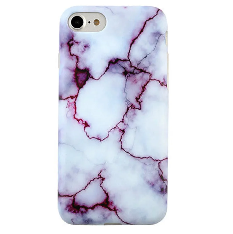 Purple Streak Marble iPhone Case made by Velvet Caviar