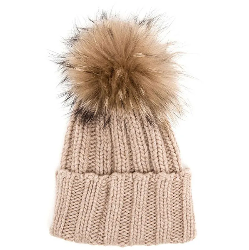 LUX FUR POM BEANIE MORE COLORS+ made by Velvet Caviar