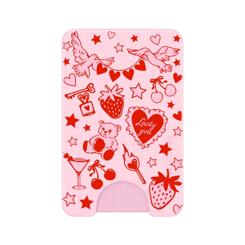 Be Mine MagSafe Wallet made by Velvet Caviar