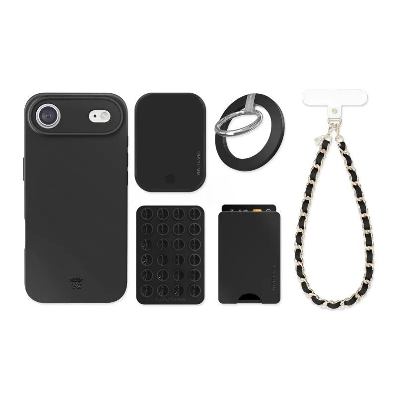 Just Black iPhone Bundle Set sold by Velvet Caviar