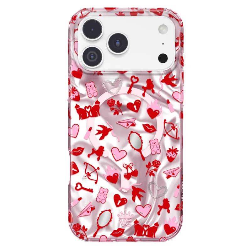 Lover Girl Holo iPhone Case made by Velvet Caviar