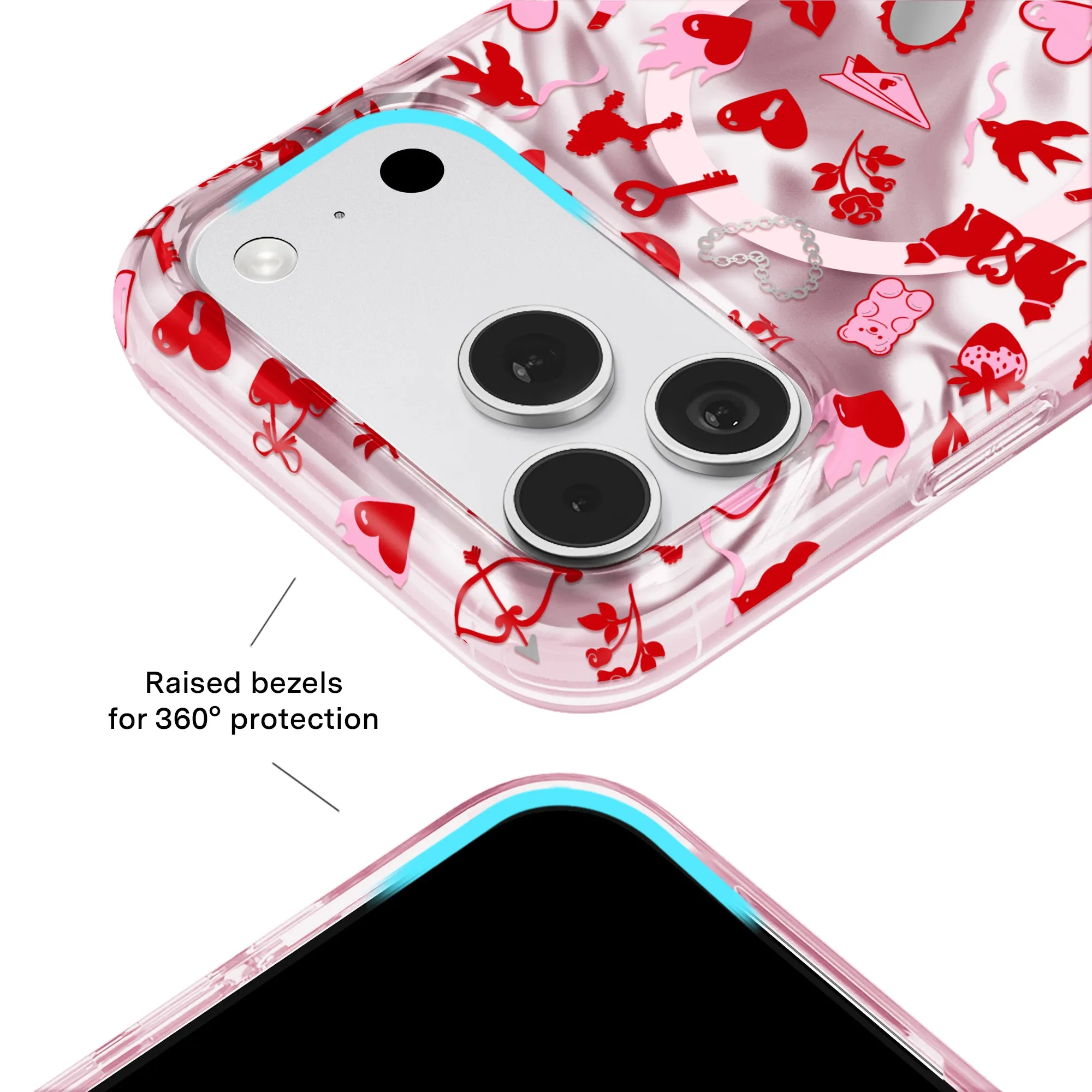 Lover Girl Holo iPhone Case sold by Velvet Caviar product image thumbnail 3