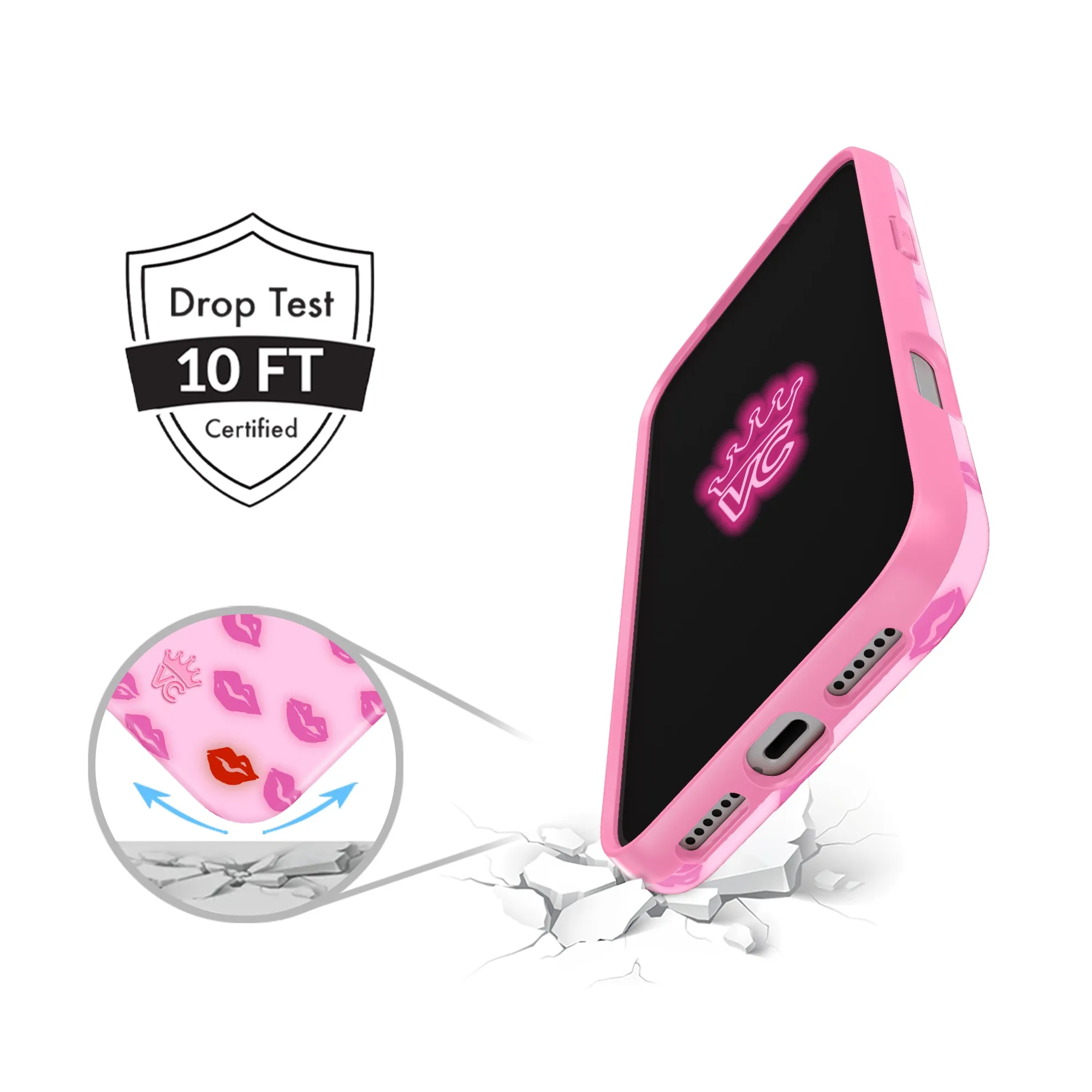 Kiss Kiss iPhone Case sold by Velvet Caviar product image thumbnail 2