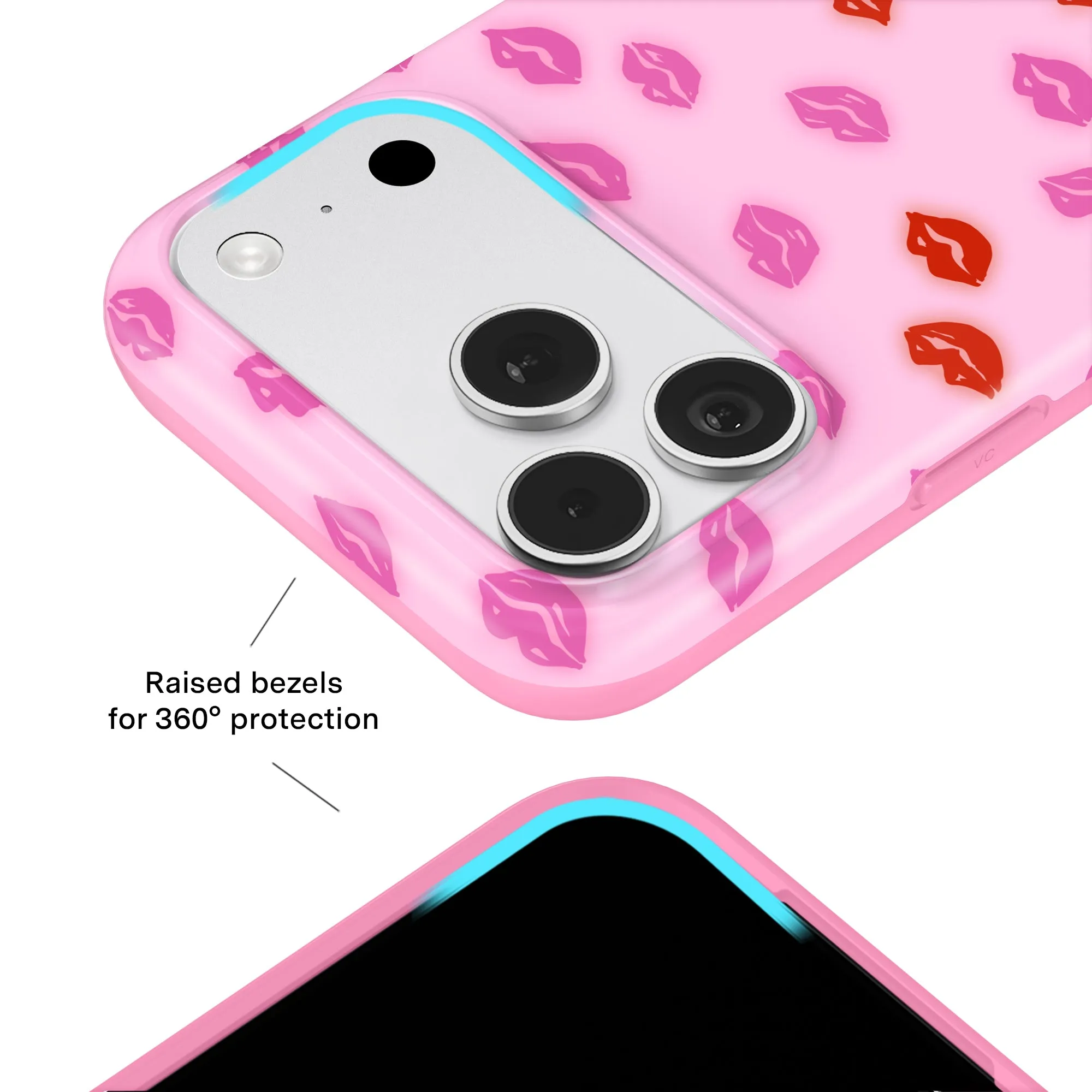 Kiss Kiss iPhone Case sold by Velvet Caviar product image thumbnail 3