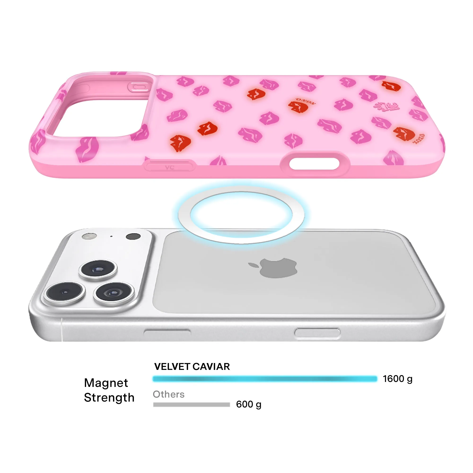 Kiss Kiss iPhone Case sold by Velvet Caviar product image thumbnail 4