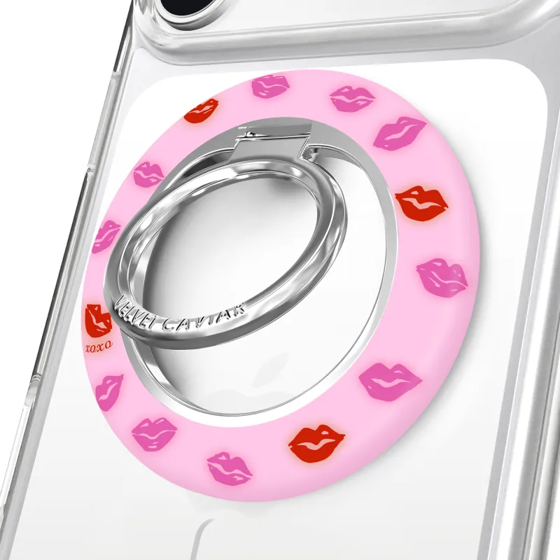 Kiss Kiss MagSafe Grip Ring made by Velvet Caviar