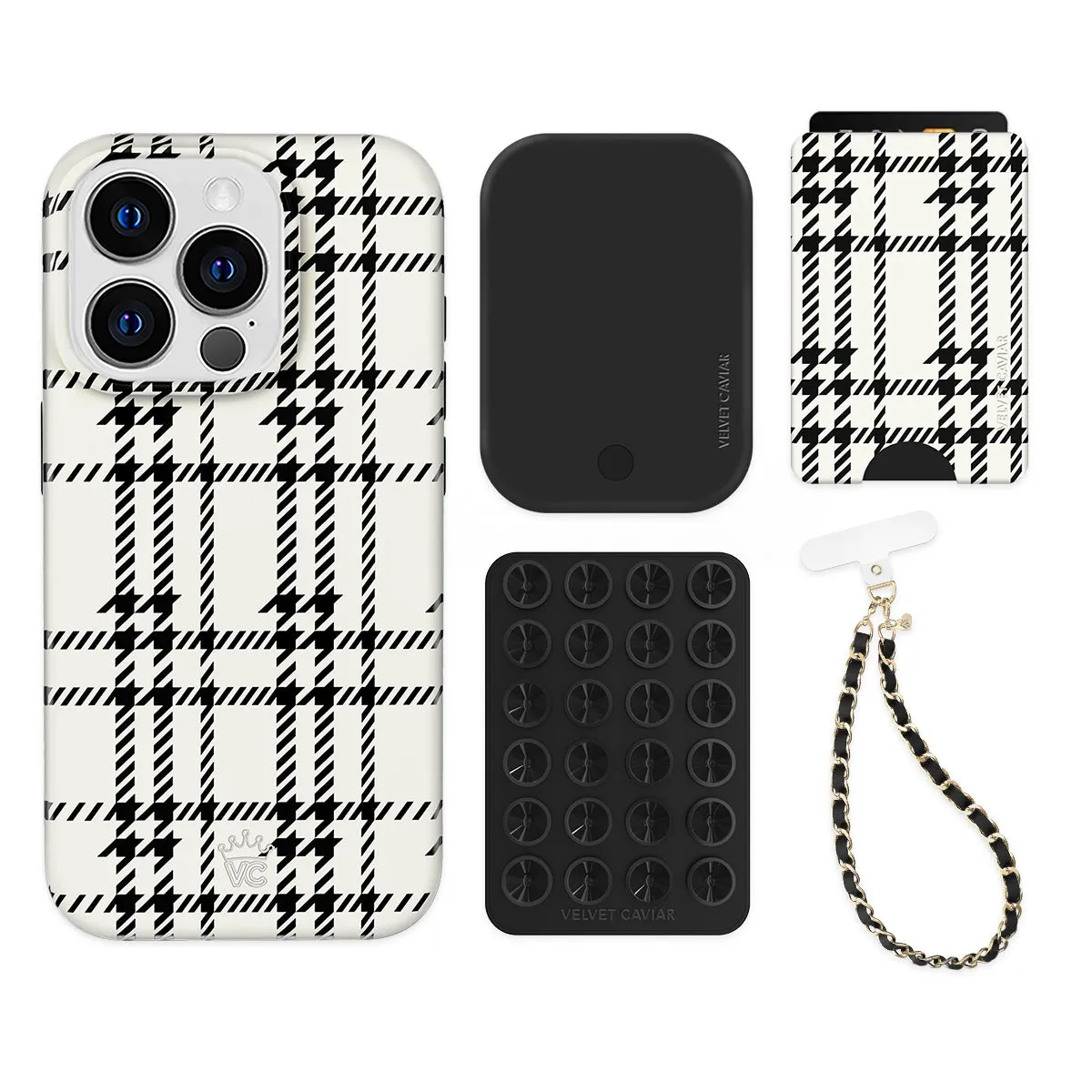 Houndstooth Sweater iPhone Bundle Set - Wallet sold by Velvet Caviar product image thumbnail 2
