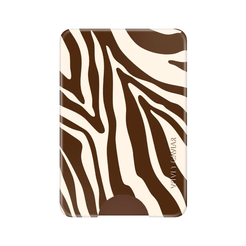 Coco Zebra MagSafe Wallet sold by Velvet Caviar