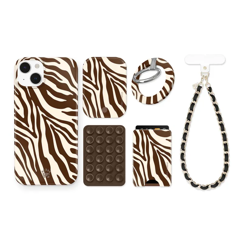 Coco Zebra iPhone Bundle Set sold by Velvet Caviar