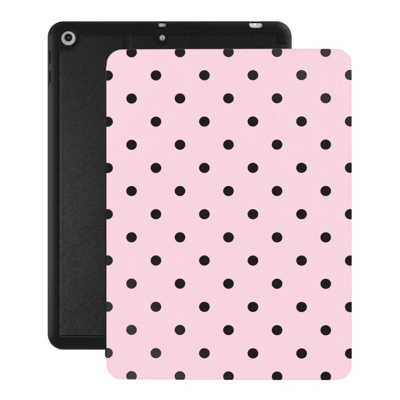 Princess Pink Polka Dot iPad Case made by Velvet Caviar