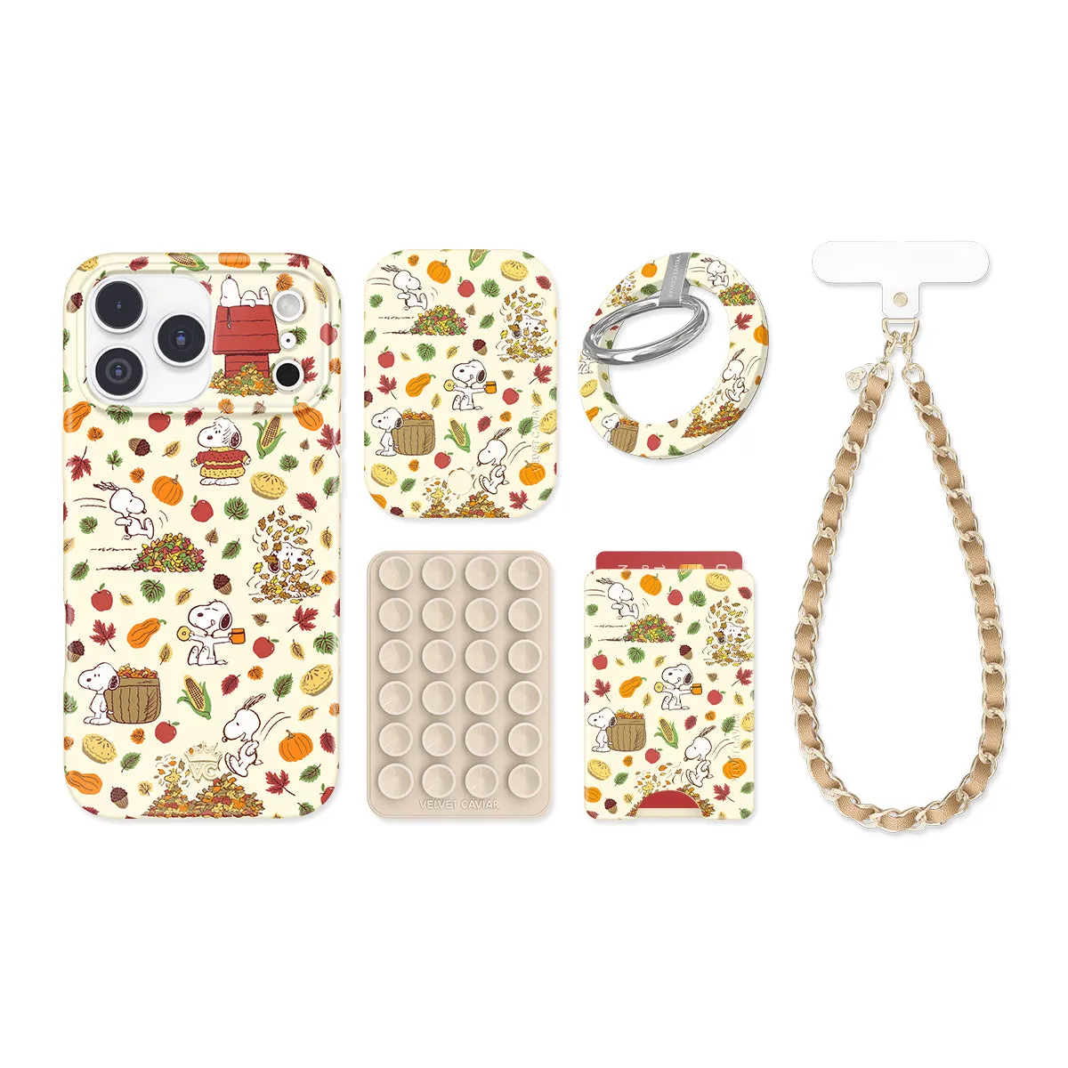 Snoopy Autumn Leaves iPhone Bundle Set sold by Velvet Caviar product image thumbnail 4